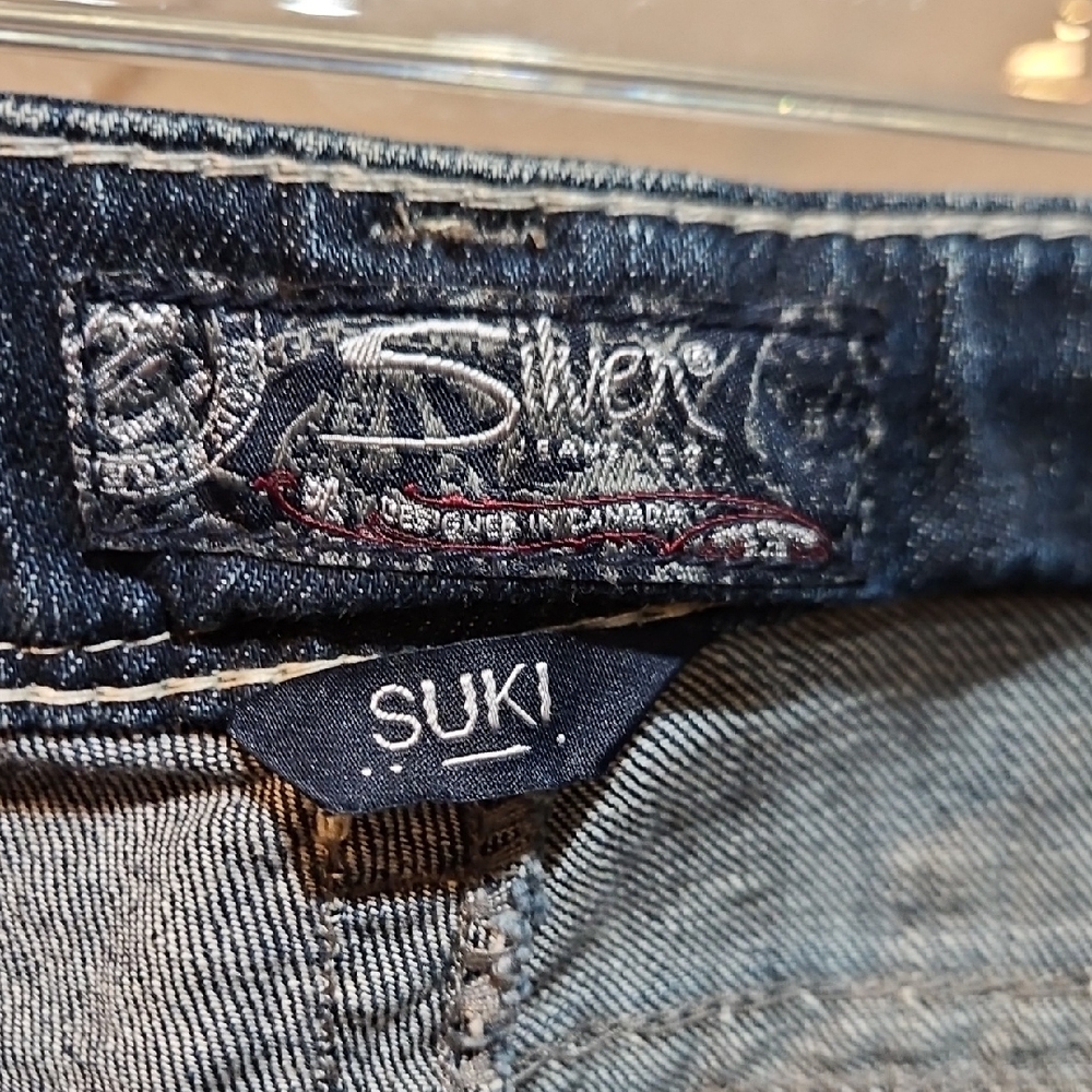 Silver Jeans Co. Suki Denim Jeans With Gray Sweater